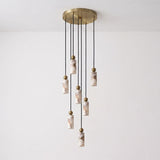 Harlin Alabaster Cluster Chandelier