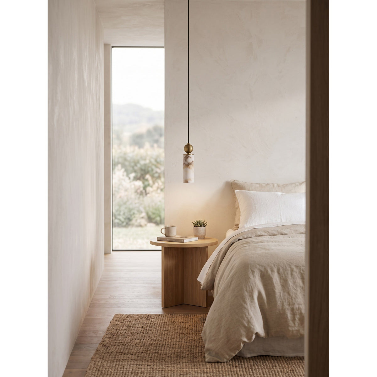 Harlin Alabaster Pendant Lamp