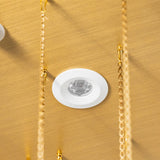 Hexagon Alabaster Tiered Rain Chandelier