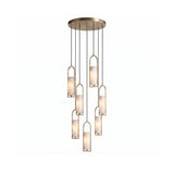 Melange Alabaster Cluster Chandelier