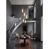 Melange Alabaster Cluster Chandelier
