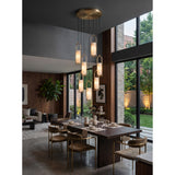 Melange Alabaster Cluster Chandelier