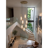 Melange Alabaster Cluster Chandelier
