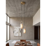 Melange Alabaster Cluster Chandelier