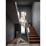 Melange Alabaster Cluster Chandelier