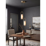 Melange Alabaster Cluster Chandelier