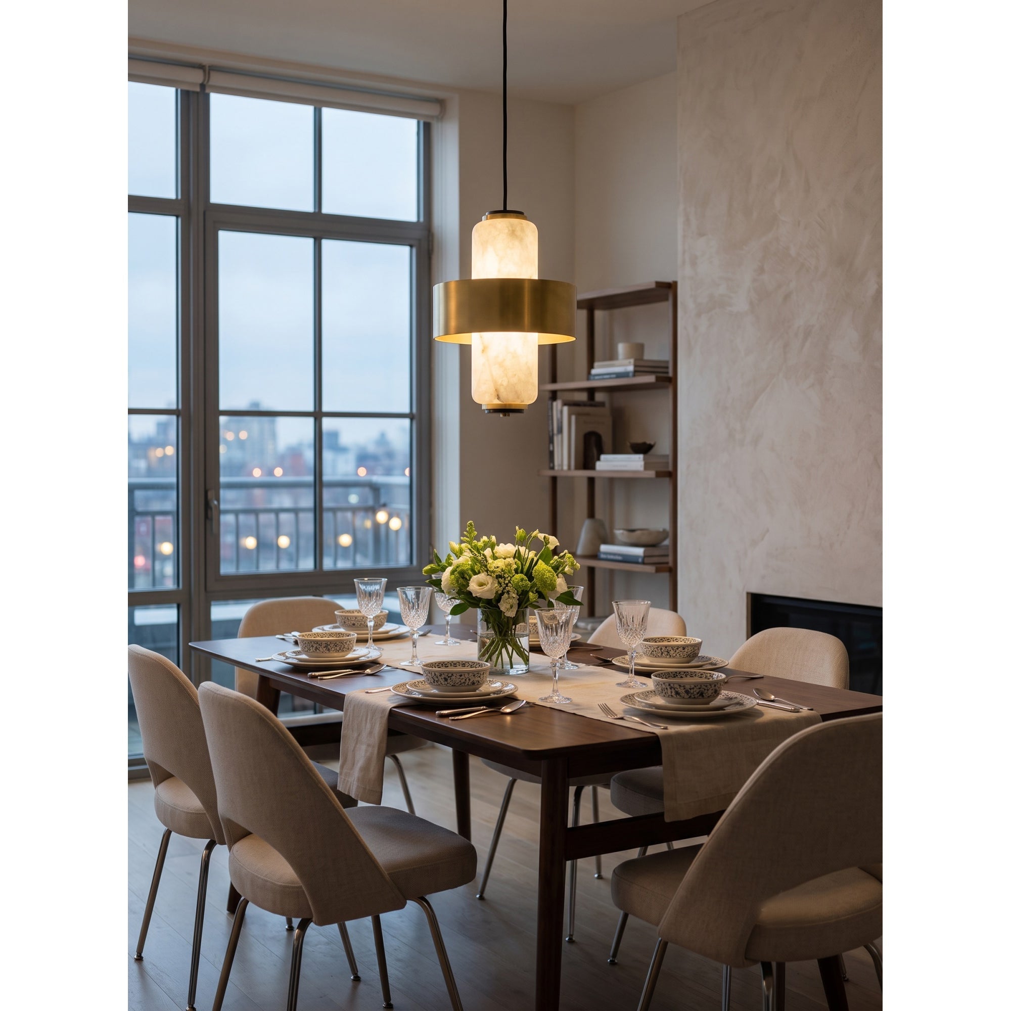 Melrose Alabaster Pendant Lamp