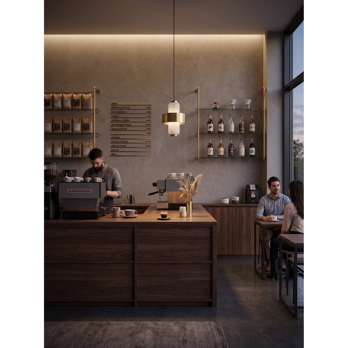 Melrose Alabaster Pendant Lamp