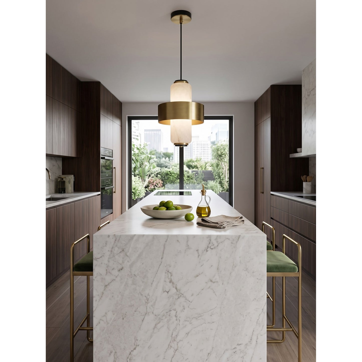 Melrose Alabaster Pendant Lamp