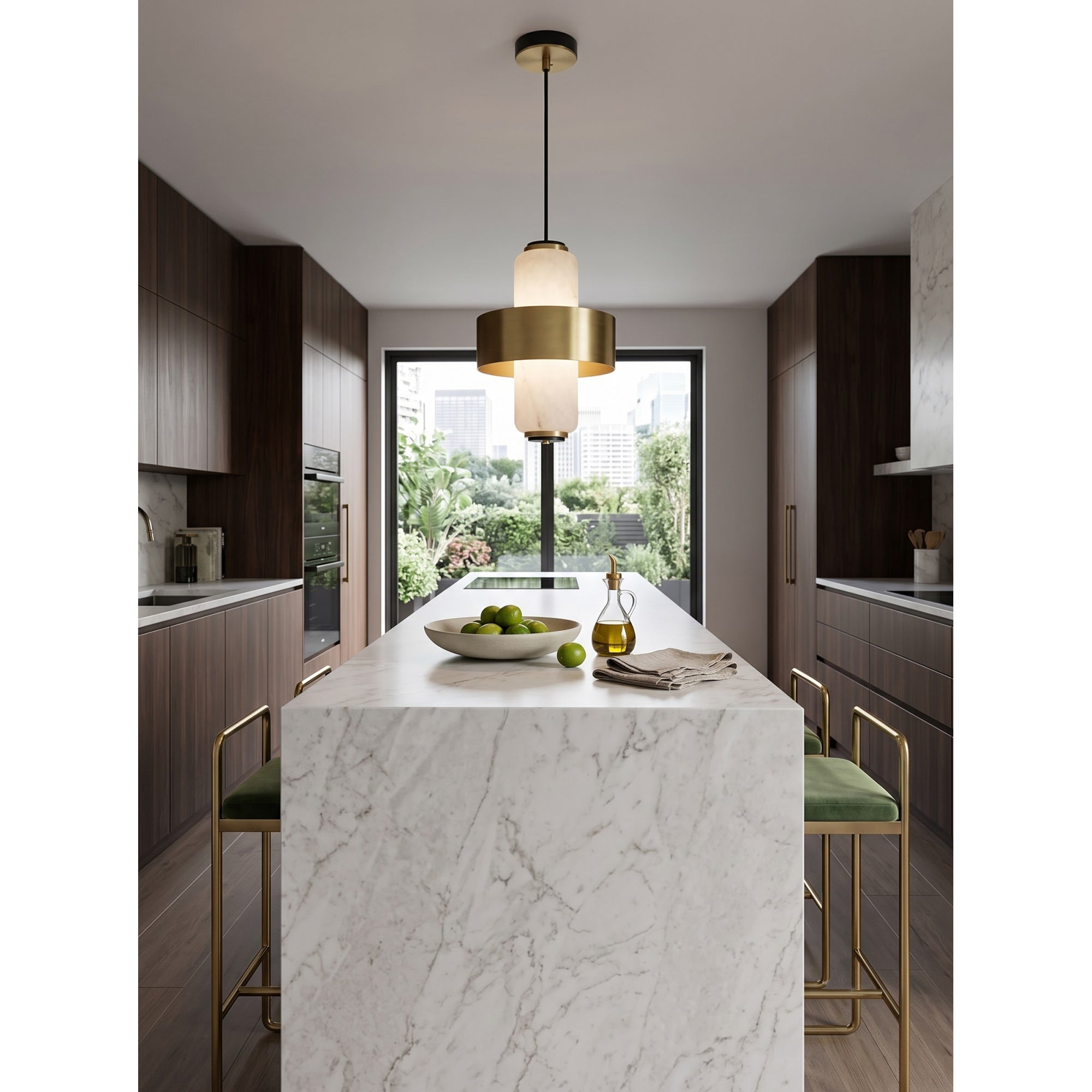 Melrose Alabaster Pendant Lamp