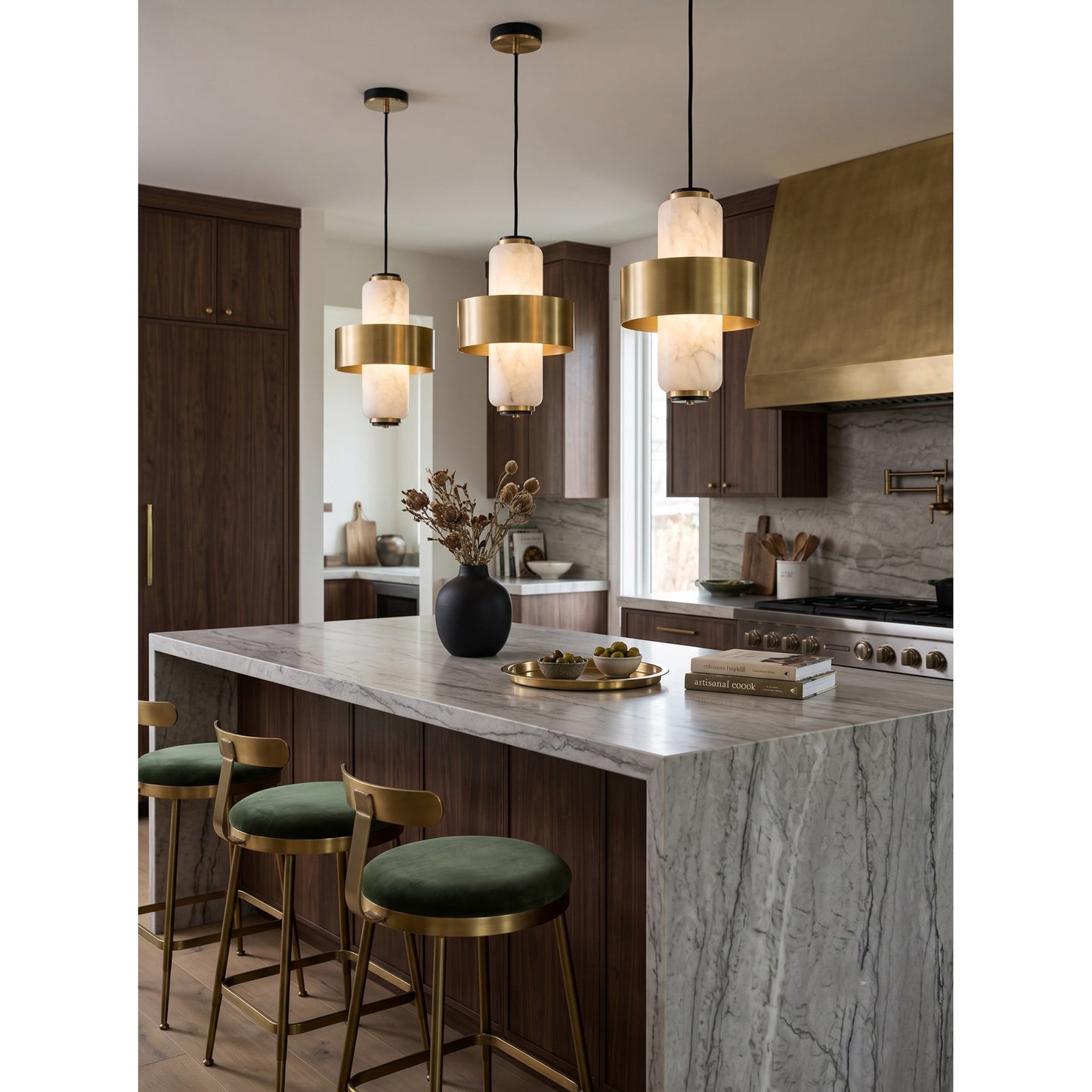 Melrose Alabaster Pendant Lamp