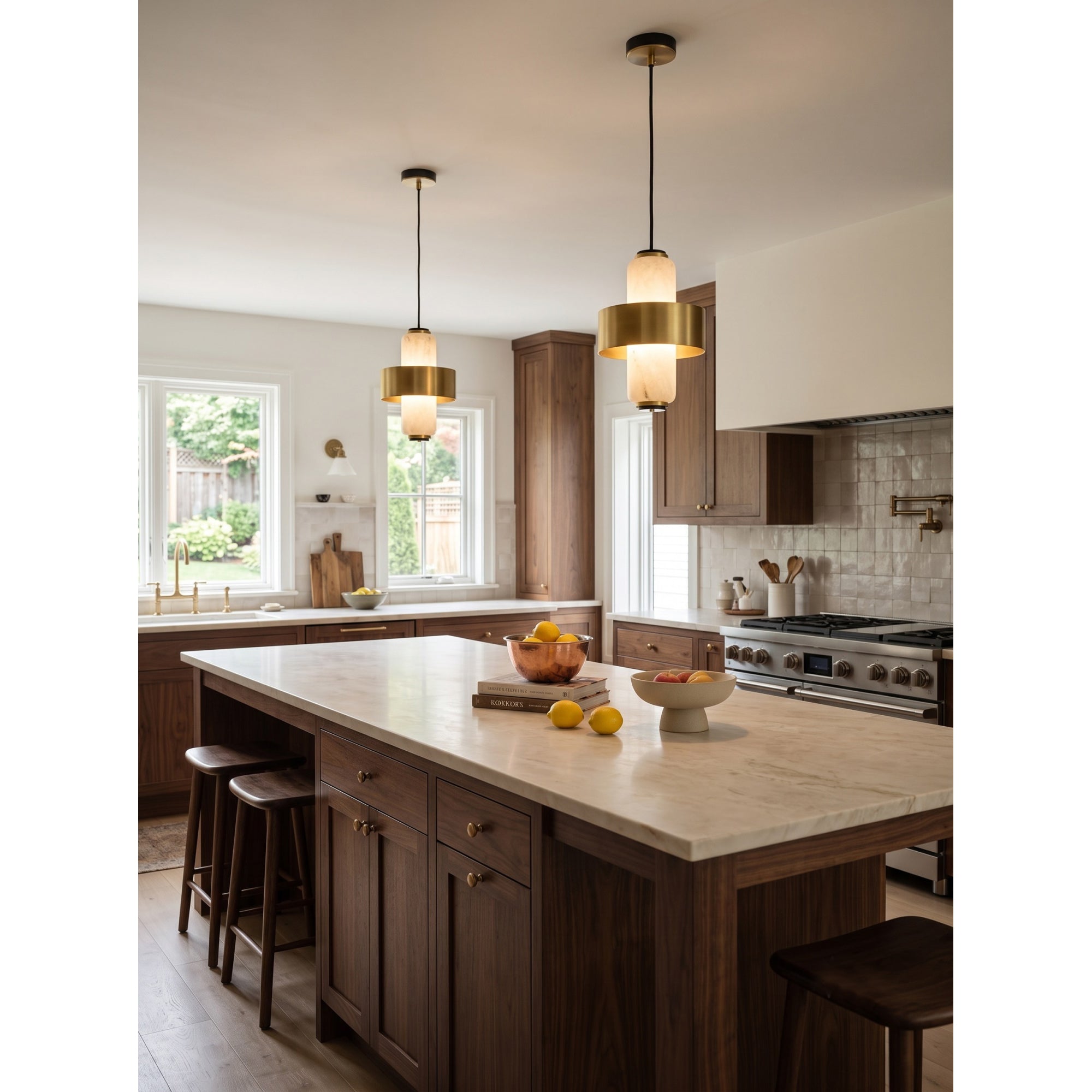 Melrose Alabaster Pendant Lamp