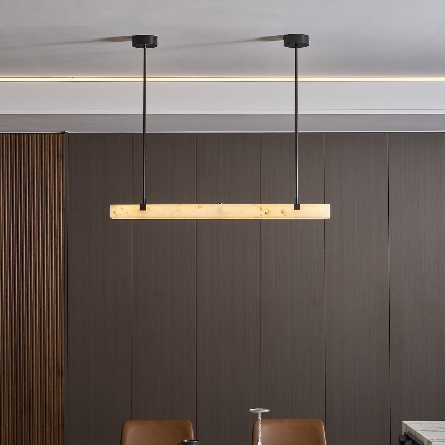Mission Alabaster Chandelier
