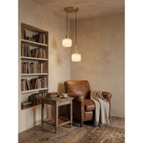 Natural Square Alabaster Chandelier