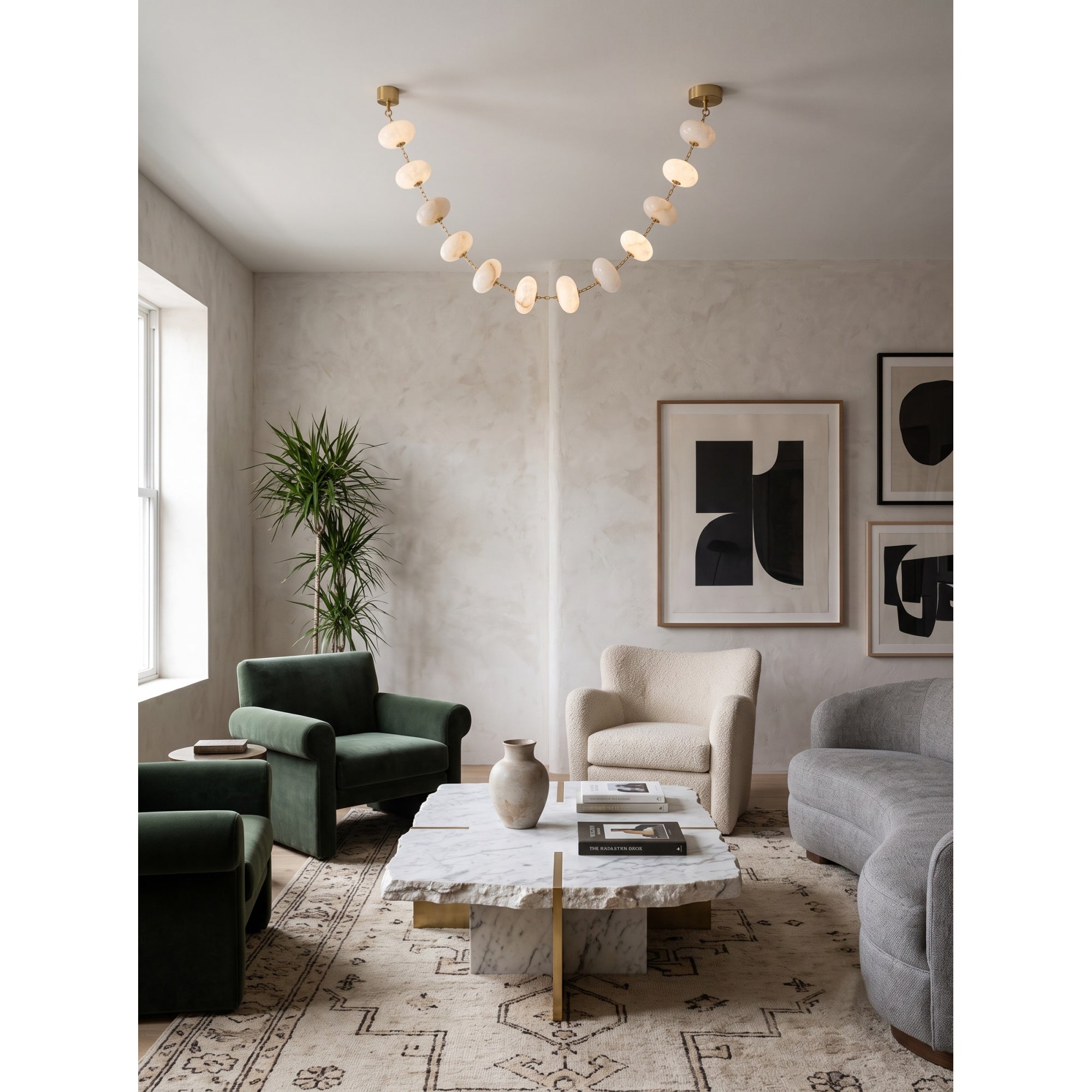 Nephele Alabaster Chandelier