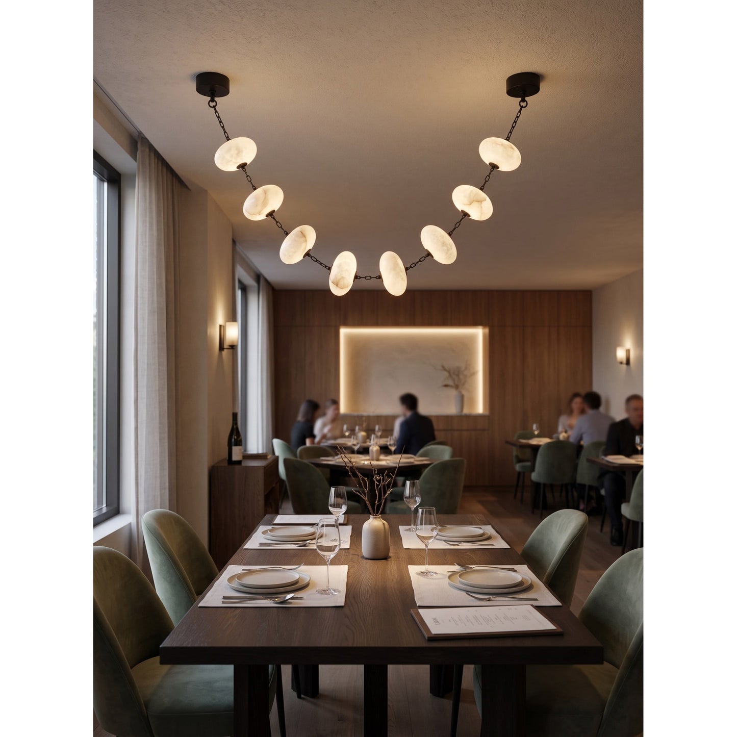 Nephele Alabaster Chandelier
