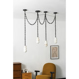 Orba Chain Alabaster Chandelier