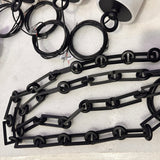 Orba Chain Alabaster Chandelier