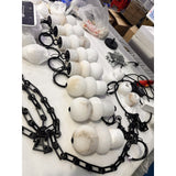 Orba Chain Alabaster Chandelier