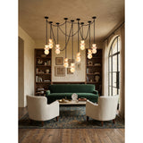 Orba Chain Alabaster Chandelier