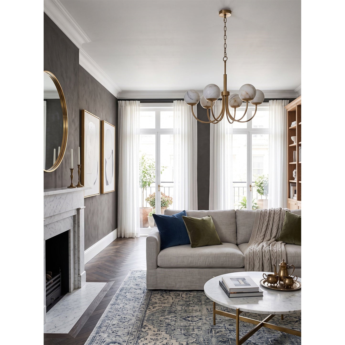 Orillia Alabaster Chandelier