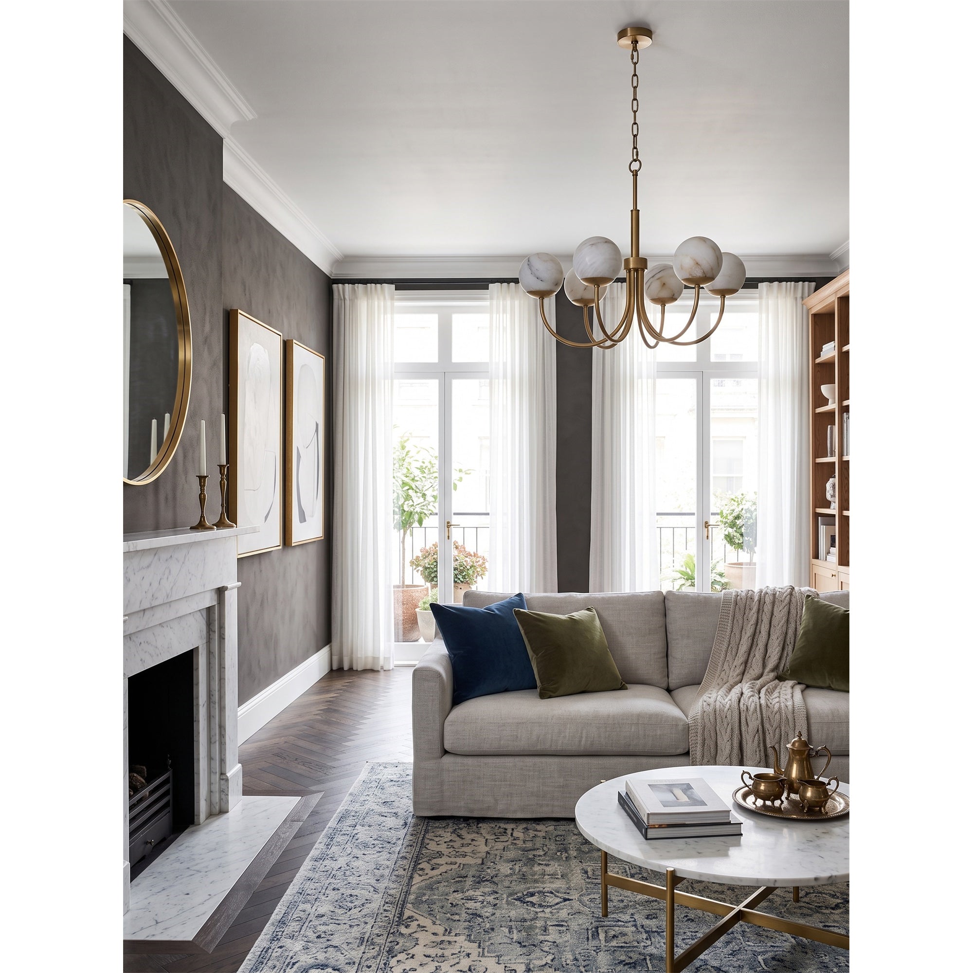 Orillia Alabaster Chandelier