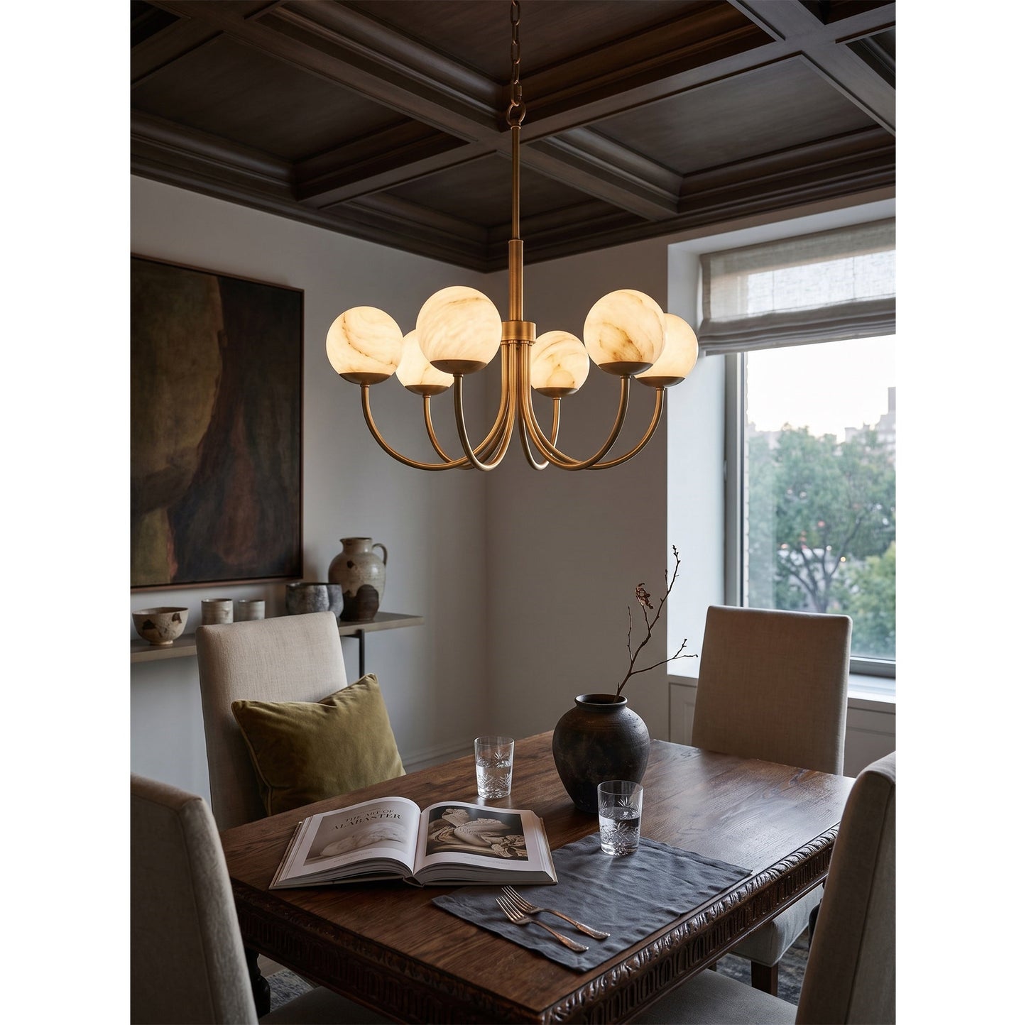 Orillia Alabaster Chandelier