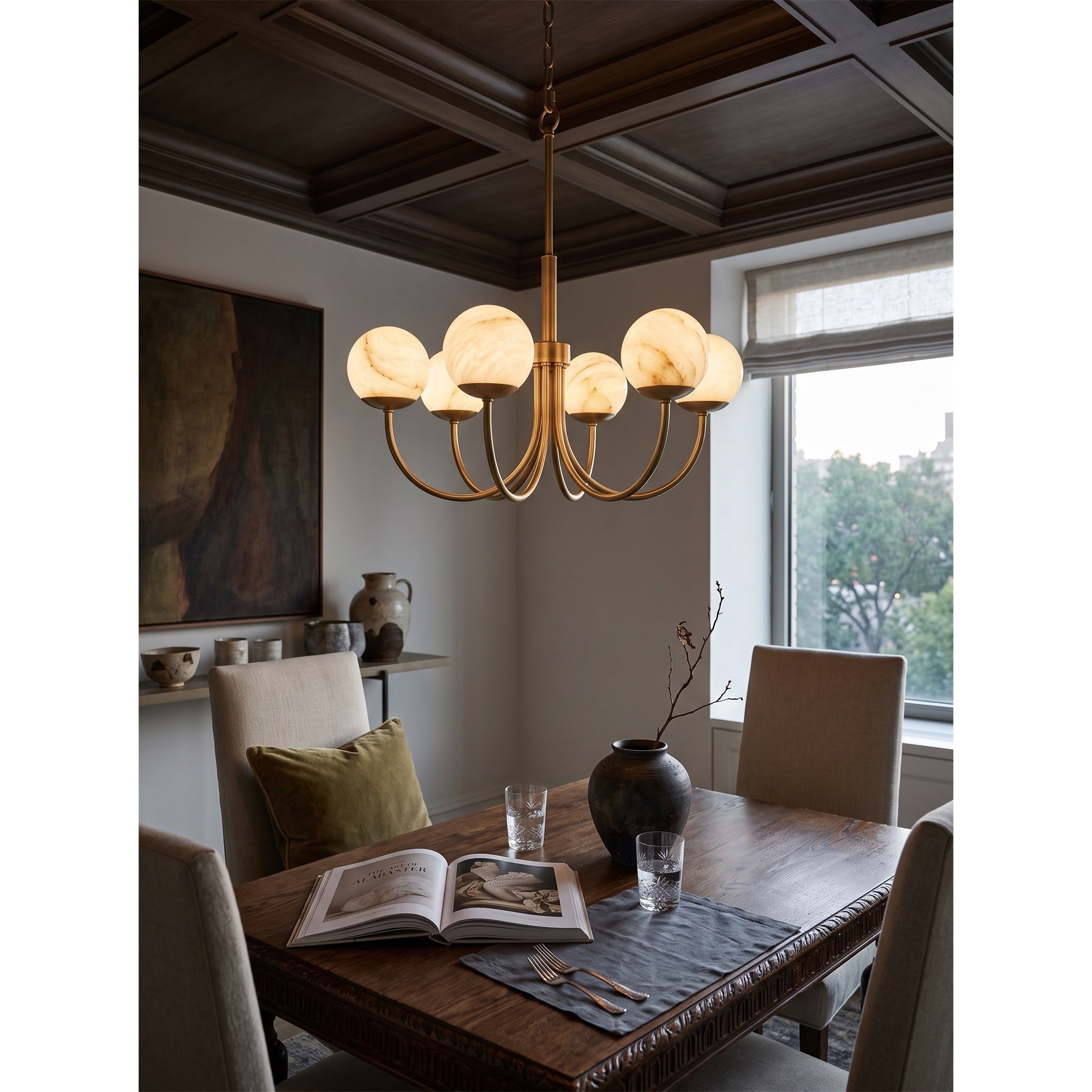 Orillia Alabaster Chandelier