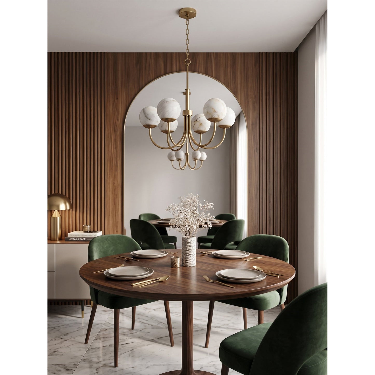 Orillia Alabaster Chandelier