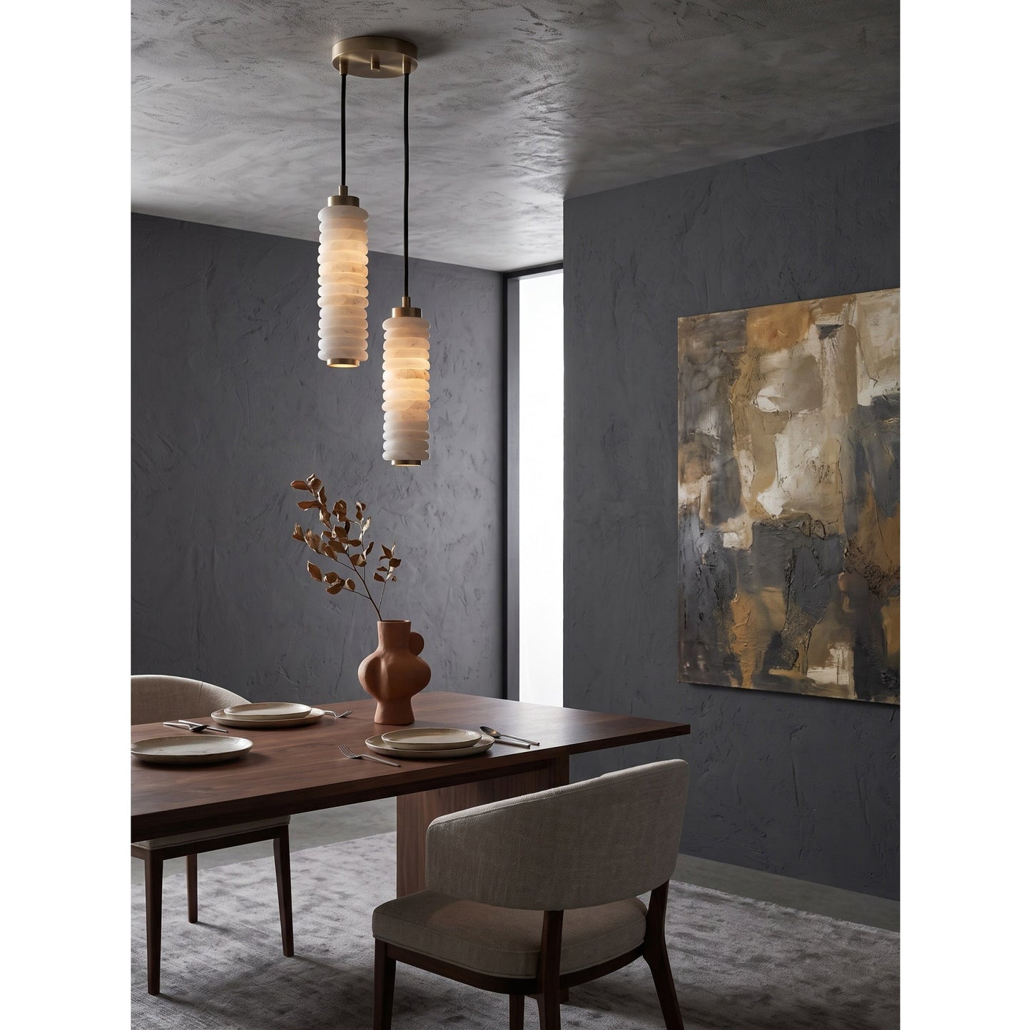 Payson Alabaster Cluster Chandelier