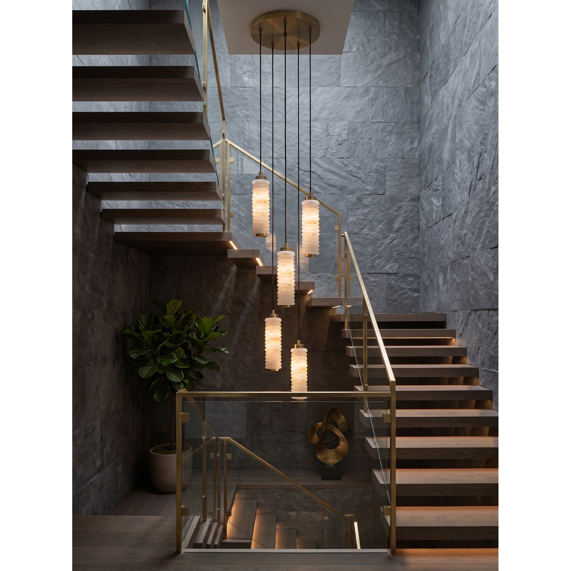 Payson Alabaster Cluster Chandelier