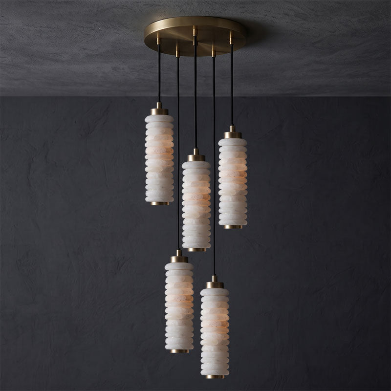 Payson Alabaster Cluster Chandelier