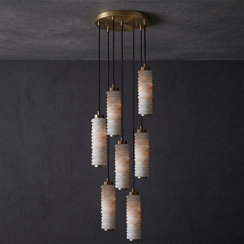 Payson Alabaster Cluster Chandelier
