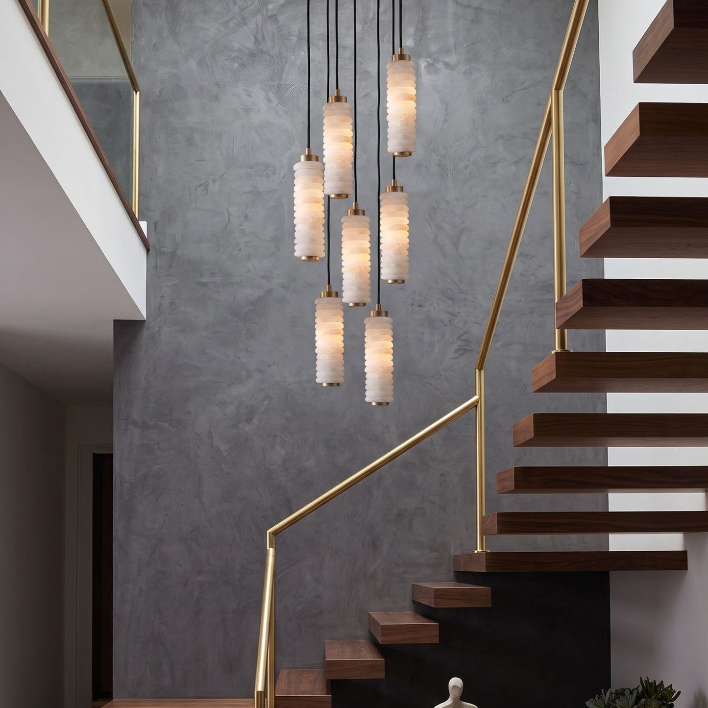 Payson Alabaster Cluster Chandelier