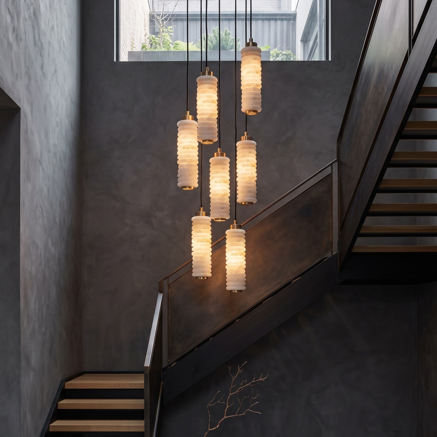 Payson Alabaster Cluster Chandelier