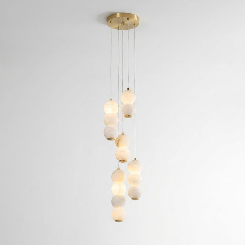 Pearl Alabaster Chandelier