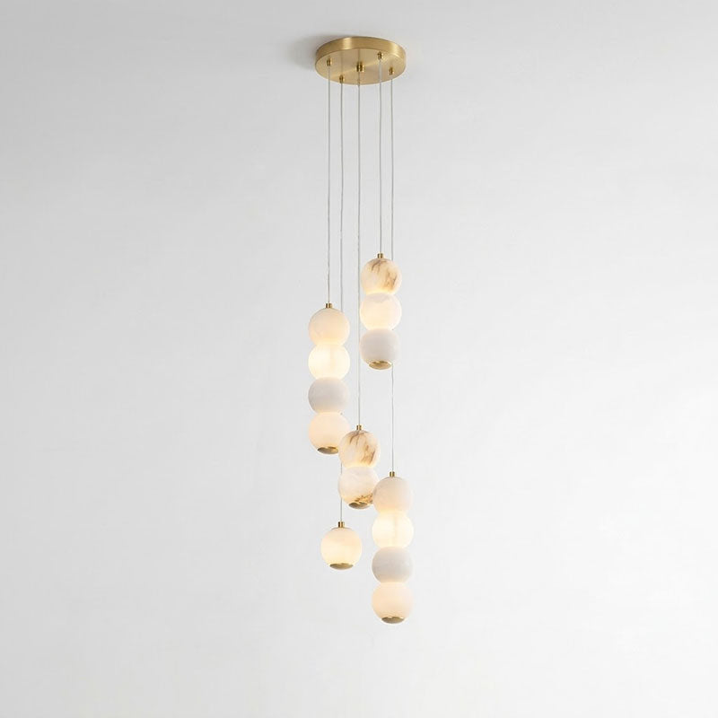 Pearl Alabaster Chandelier