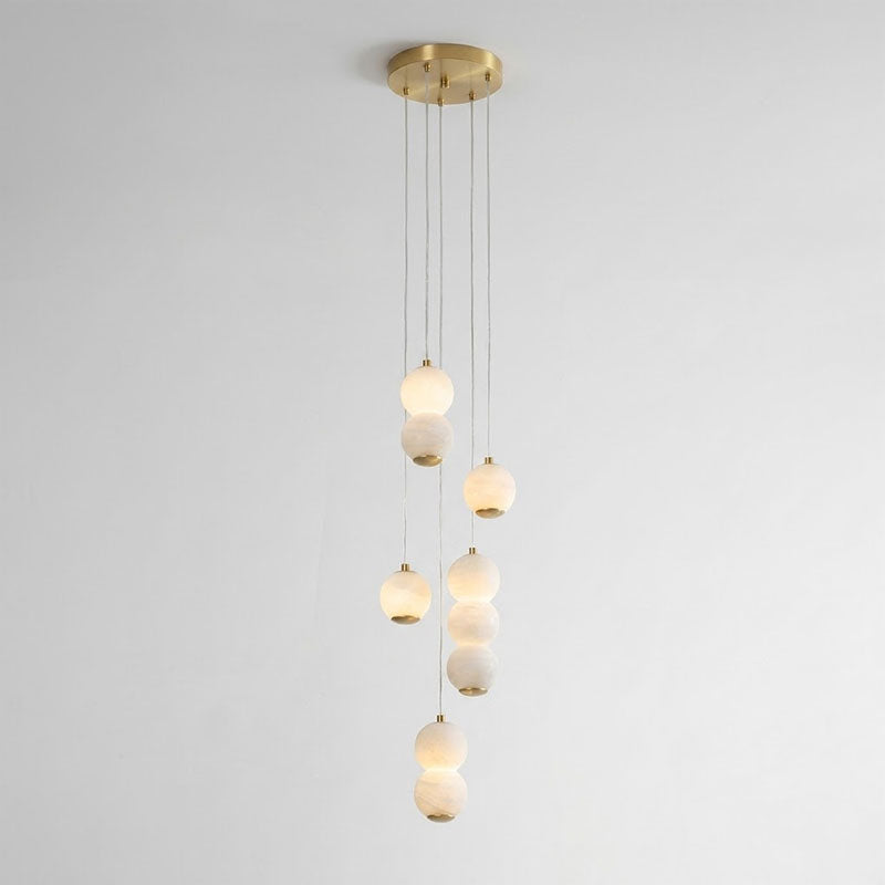 Pearl Alabaster Chandelier
