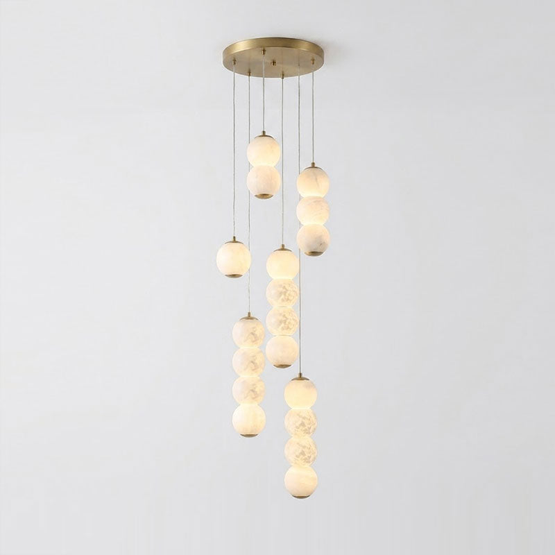 Pearl Alabaster Chandelier