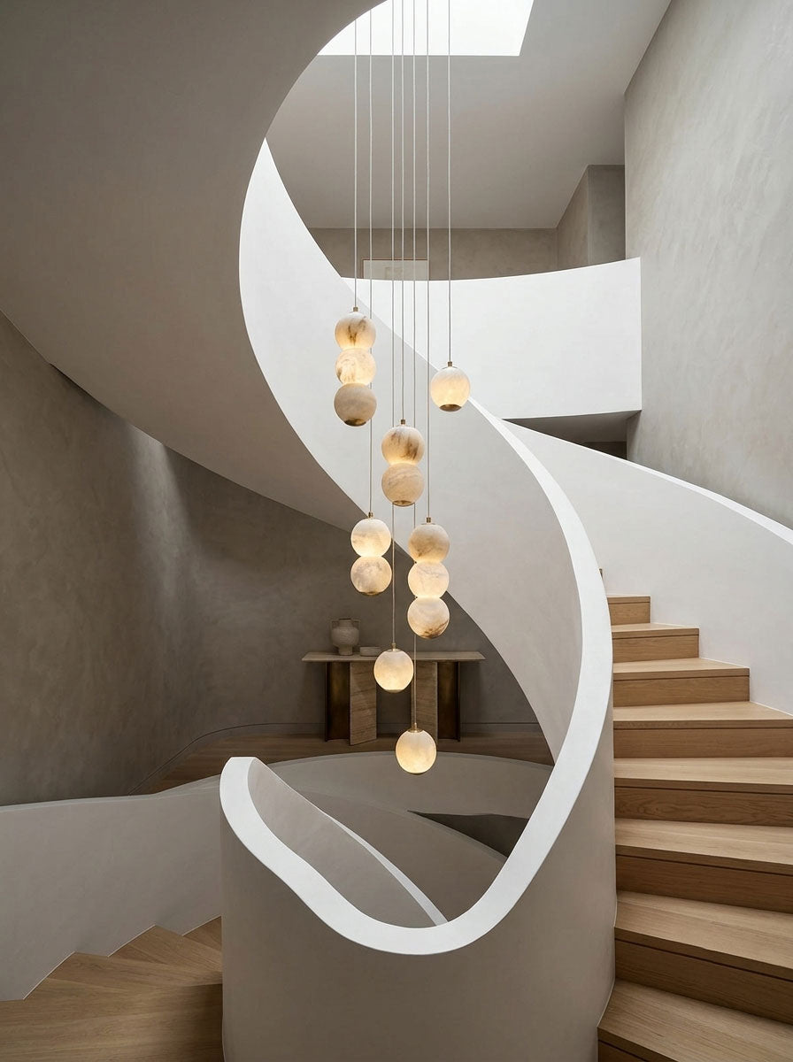 Pearl Alabaster Chandelier