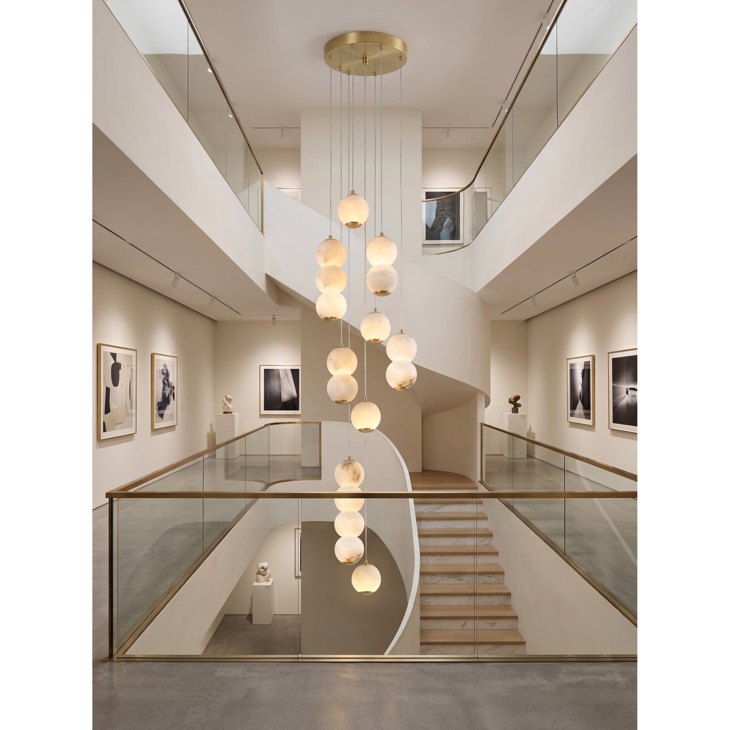 Pearl Alabaster Chandelier