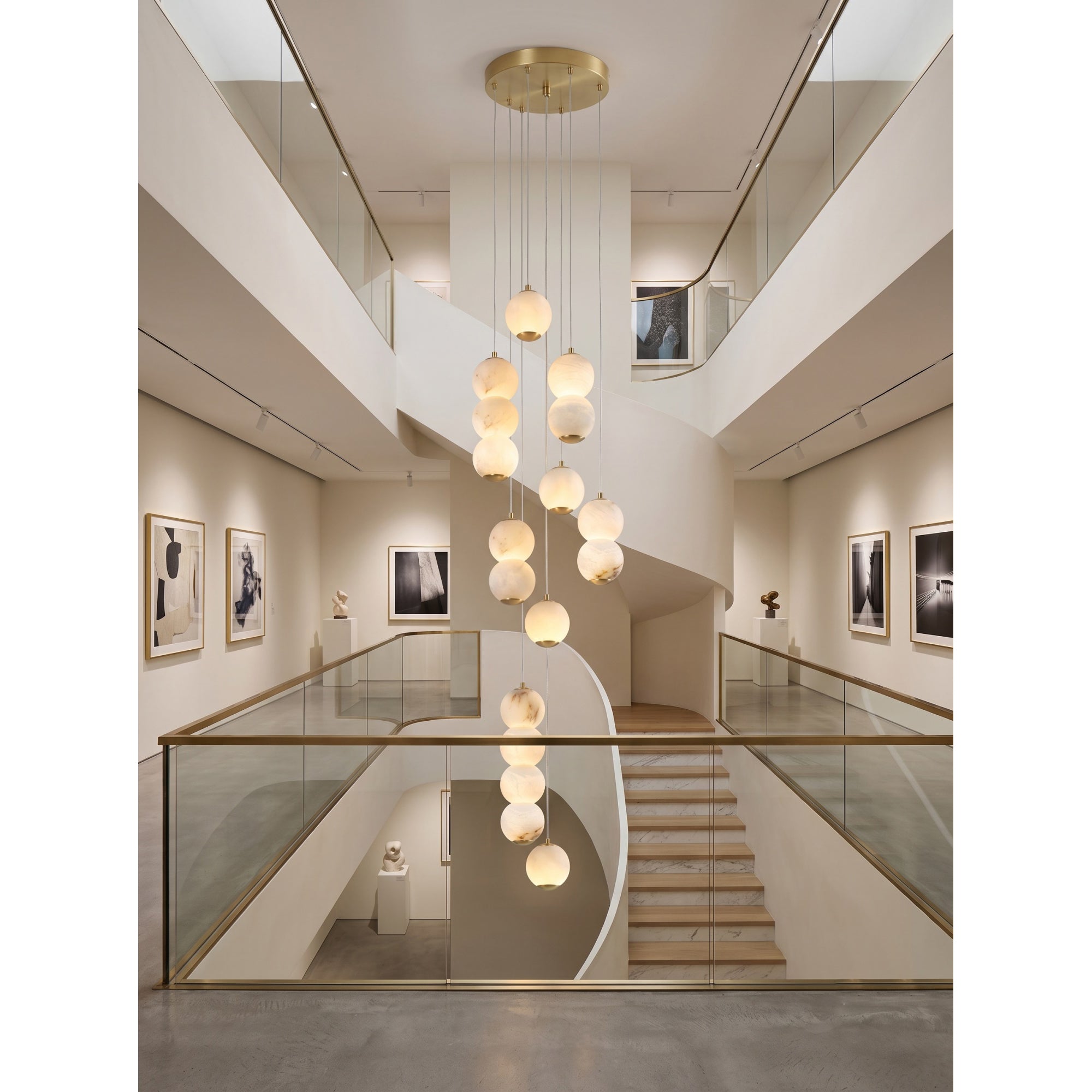 Pearl Alabaster Chandelier