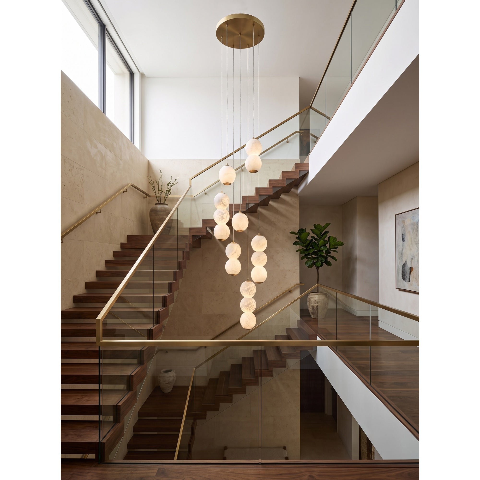 Pearl Alabaster Chandelier