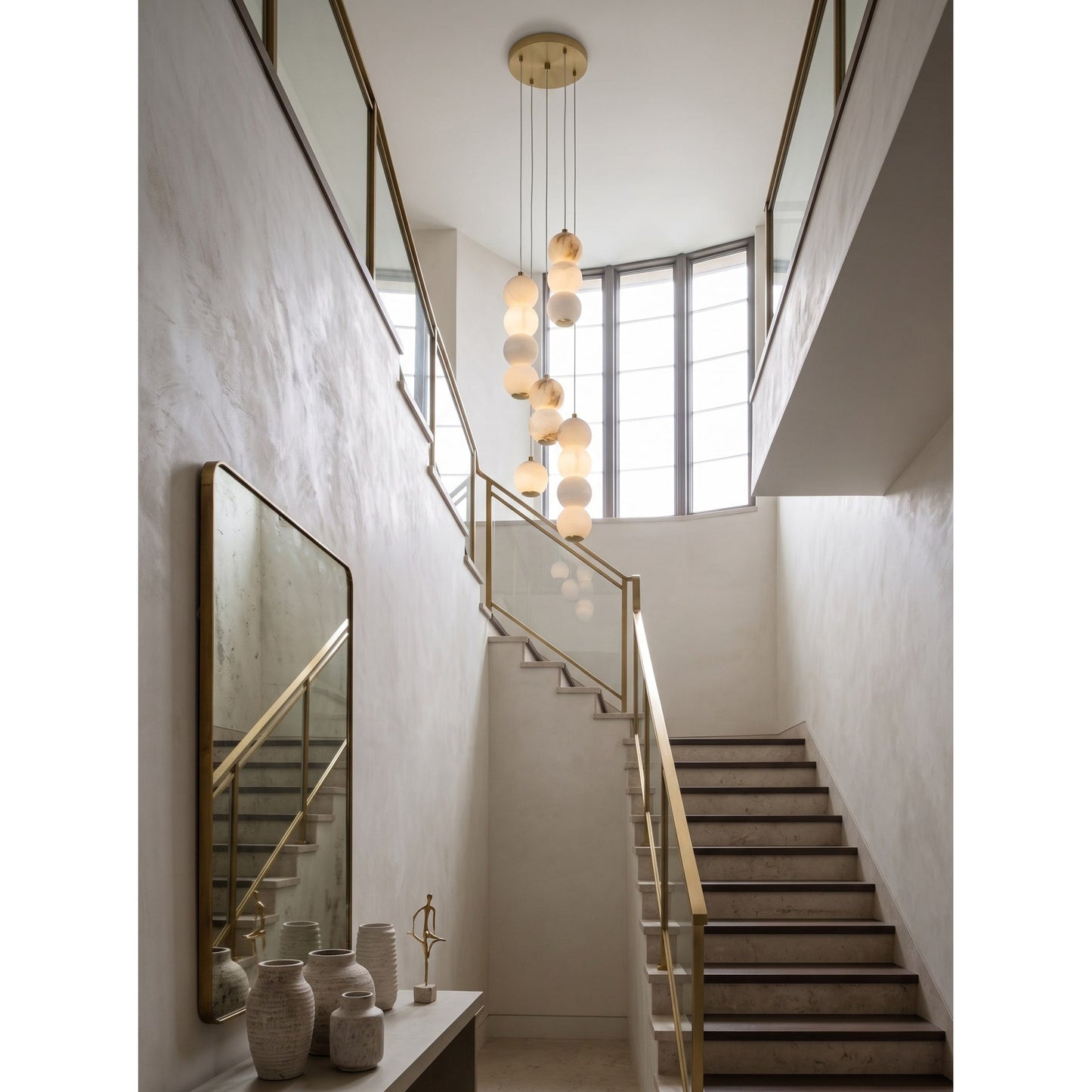 Pearl Alabaster Chandelier