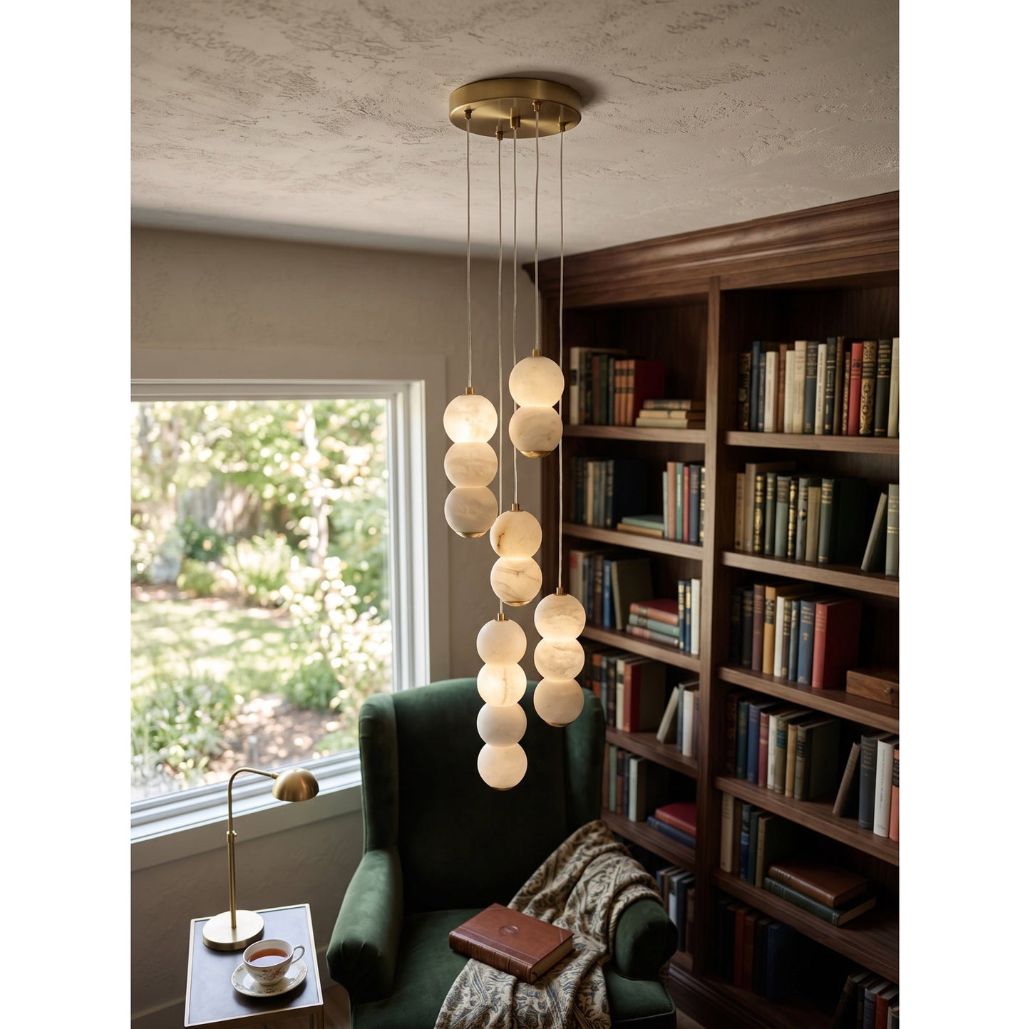 Pearl Alabaster Chandelier