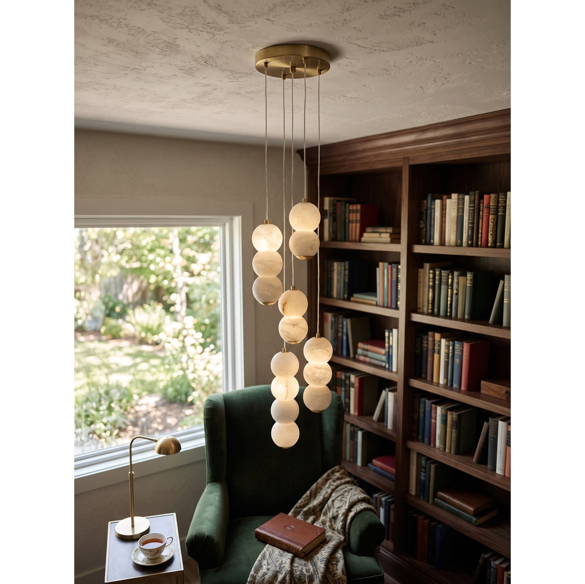 Pearl Alabaster Chandelier
