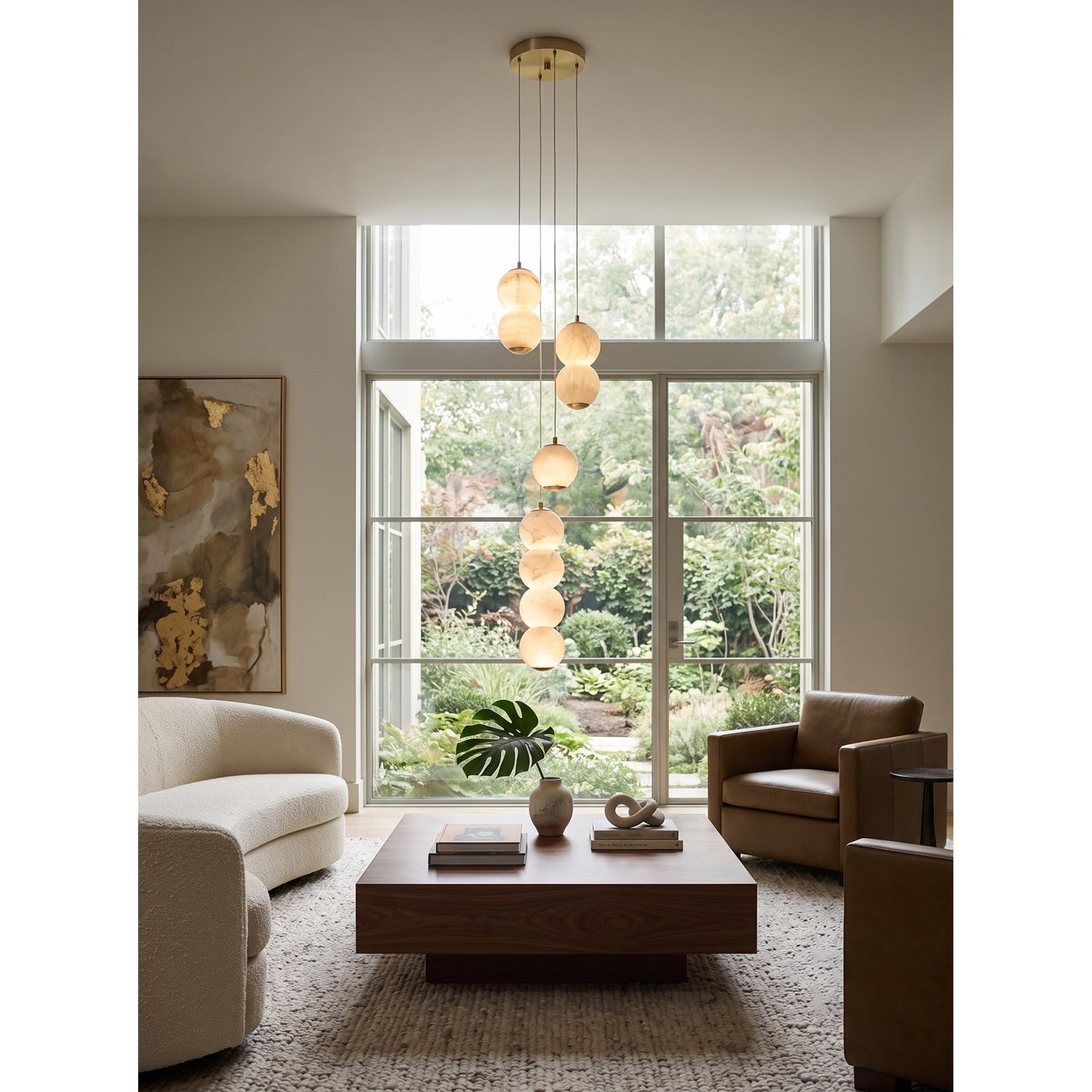 Pearl Alabaster Chandelier