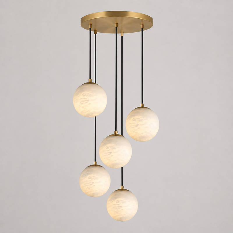 Savina Alabaster Chandelier
