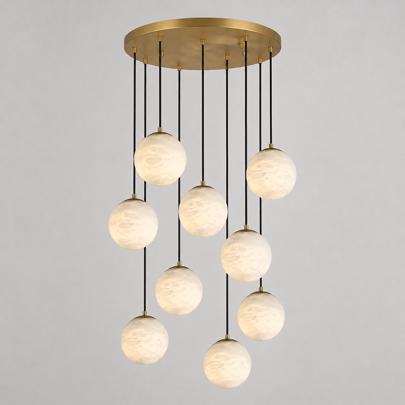 Savina Alabaster Chandelier