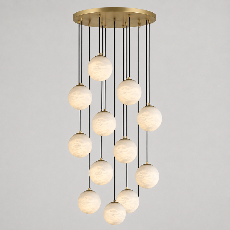 Savina Alabaster Chandelier